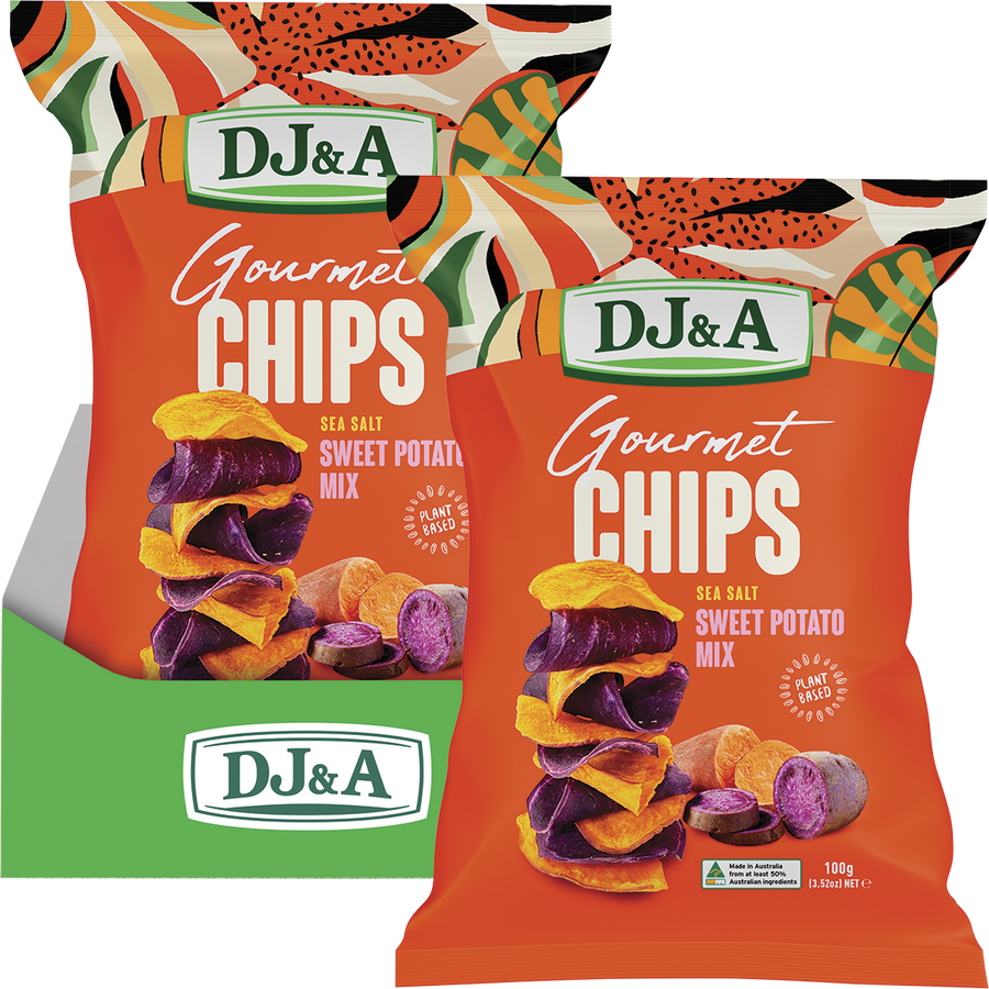 DJ&A Gourmet Chips Sweet Potato Mix Sea Salt