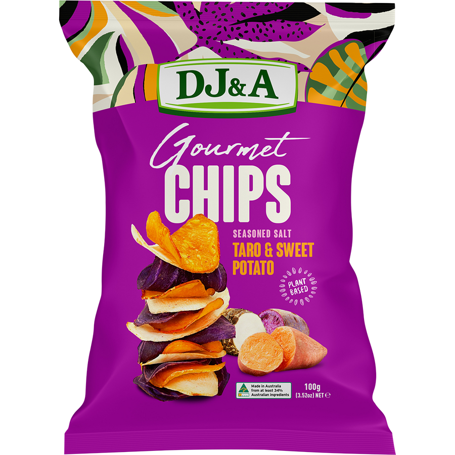 DJ&A Gourmet Chips Taro & Sweet Potato Seasoned Salt