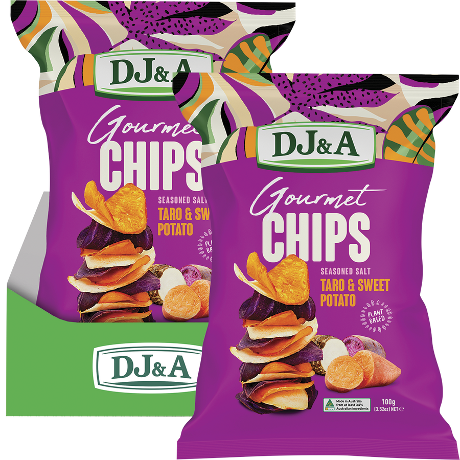 DJ&A Gourmet Chips Taro & Sweet Potato Seasoned Salt