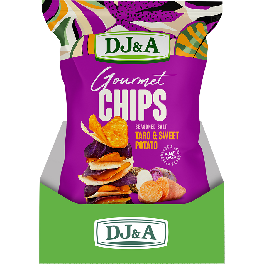 DJ&A Gourmet Chips Taro & Sweet Potato Seasoned Salt