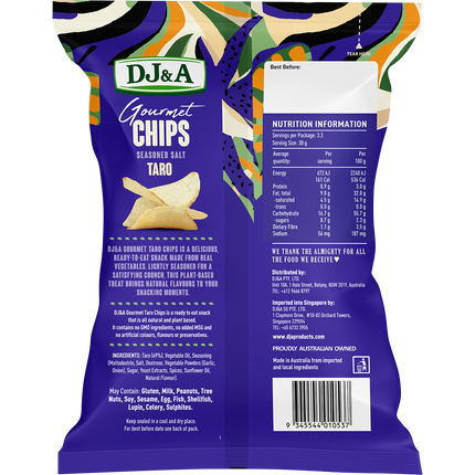 DJ&A Gourmet Chips Taro Seasoned Salt