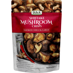 DJ&A Shiitake Mushroom Crisps Smoked Chilli & Garlic