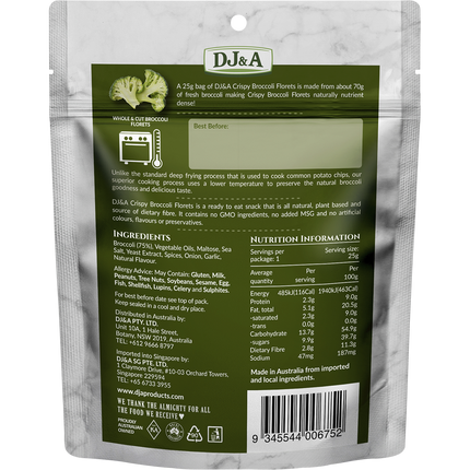 DJ&A Crispy Broccoli Florets