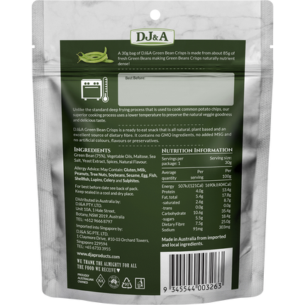 DJ&A Green Bean Crisps