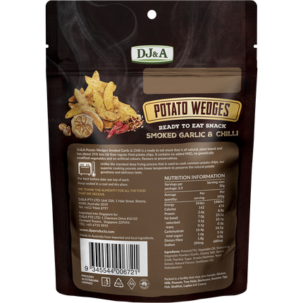 DJ&A Potato Wedges Smoked Garlic & Chilli