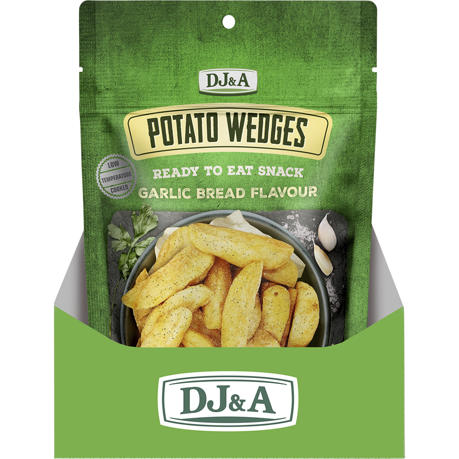 DJ&A Potato Wedges Garlic Bread Flavour