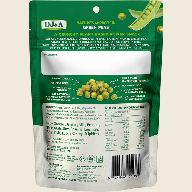 DJ&A Nature's Protein Green Peas