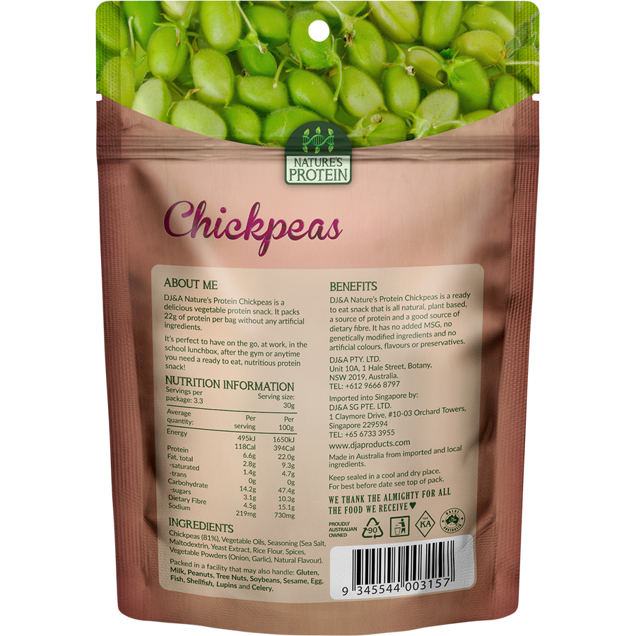 DJ&A Nature's Protein Chickpeas