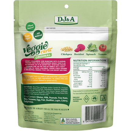 DJ&A Veggie Curls Original