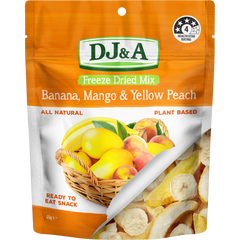 Freeze Dried Banana, Mango & Yellow Peach - Front View