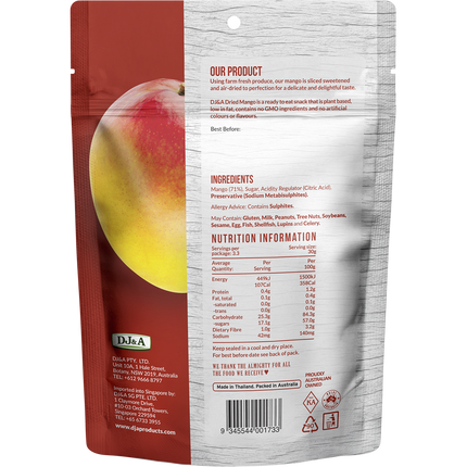 DJ&A Dried Mango