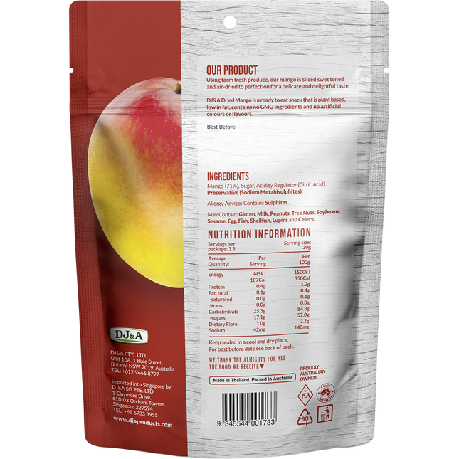DJ&A Dried Mango