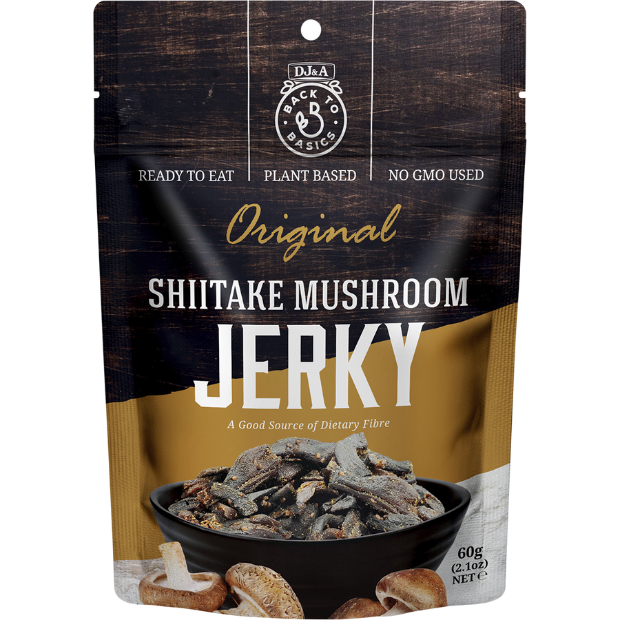 DJ&A Shiitake Mushroom Jerky Original