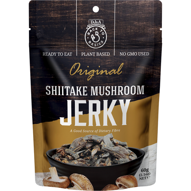 DJ&A Shiitake Mushroom Jerky Original