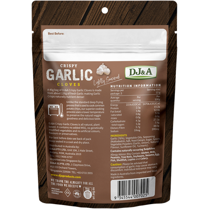 DJ&A Crispy Garlic Cloves