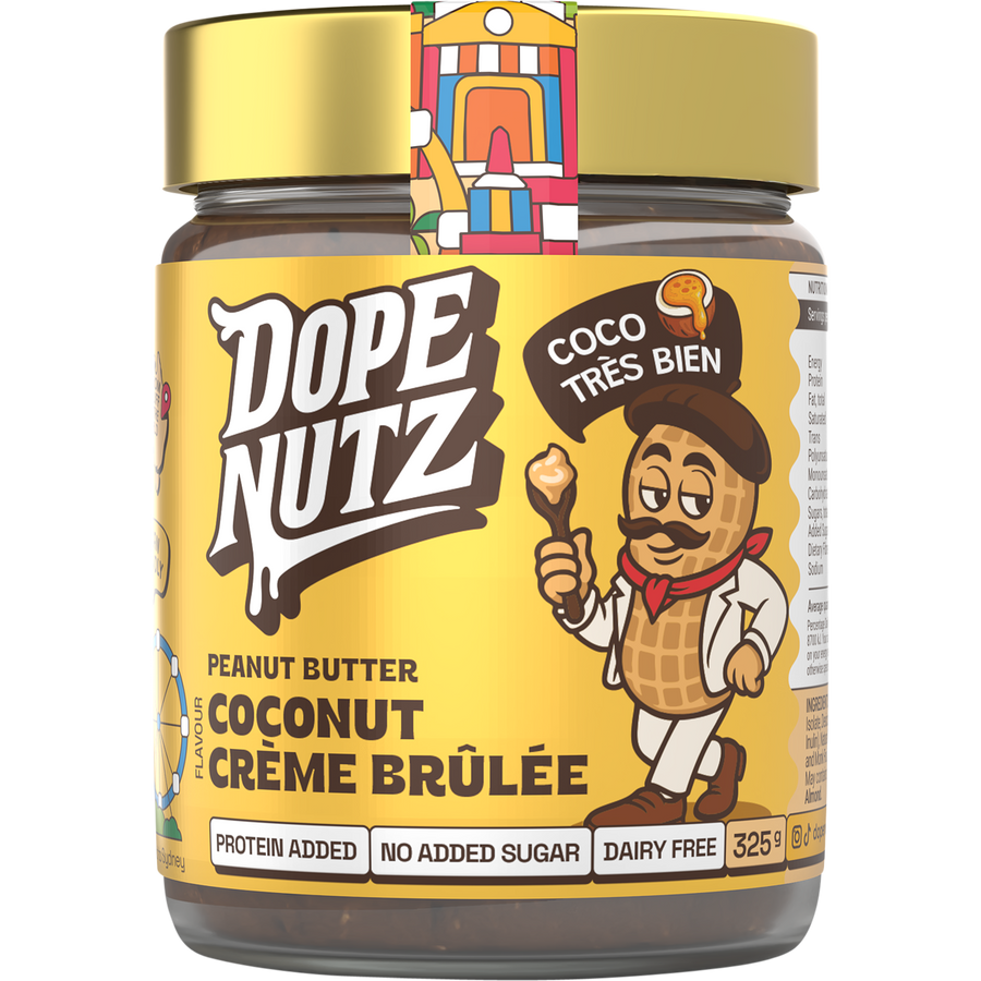 Dope Nutz Peanut Butter Coconut Creme Brulee