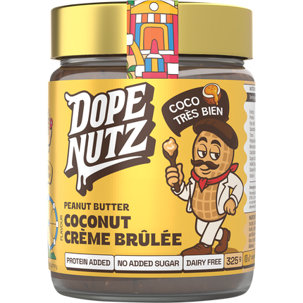 Dope Nutz Peanut Butter Coconut Creme Brulee