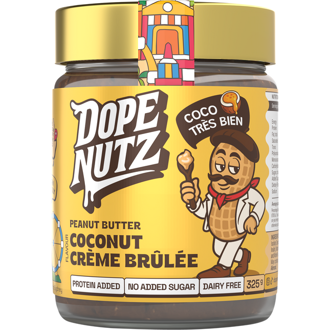 Dope Nutz Peanut Butter Coconut Creme Brulee