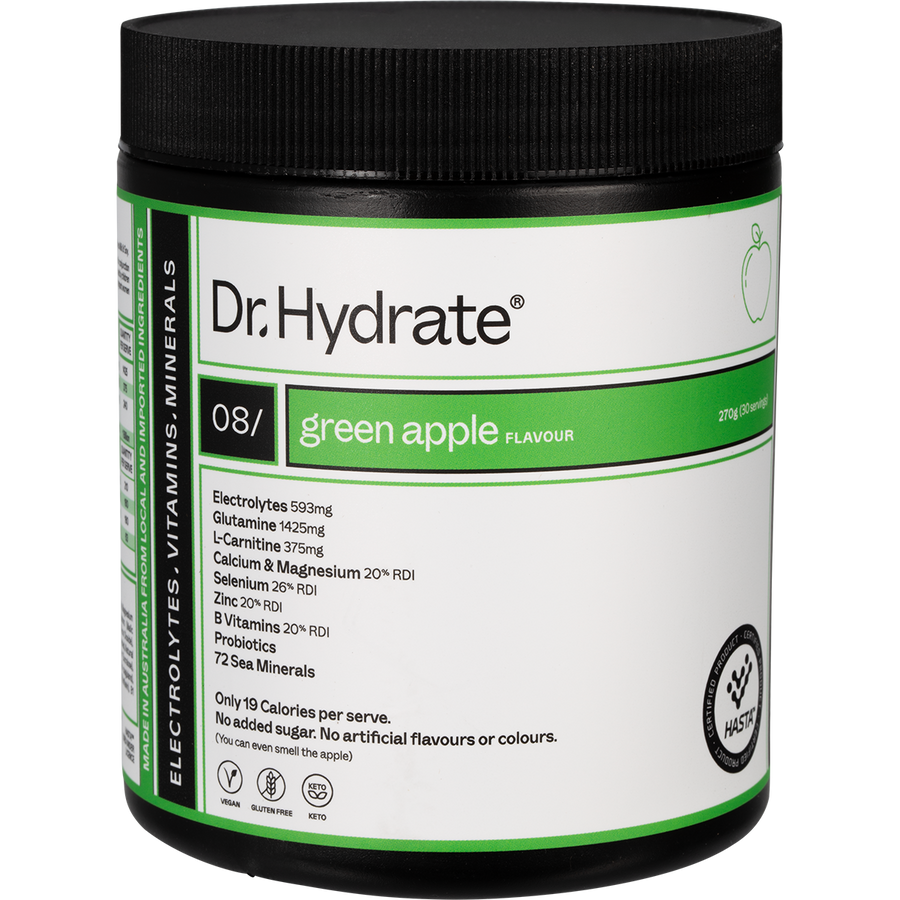 Dr. Hydrate All-In-One Hydration Drink Hasta Cert Green Apple