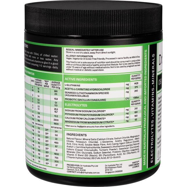 DR. HYDRATE All-In-One Hydration Drink Green Apple