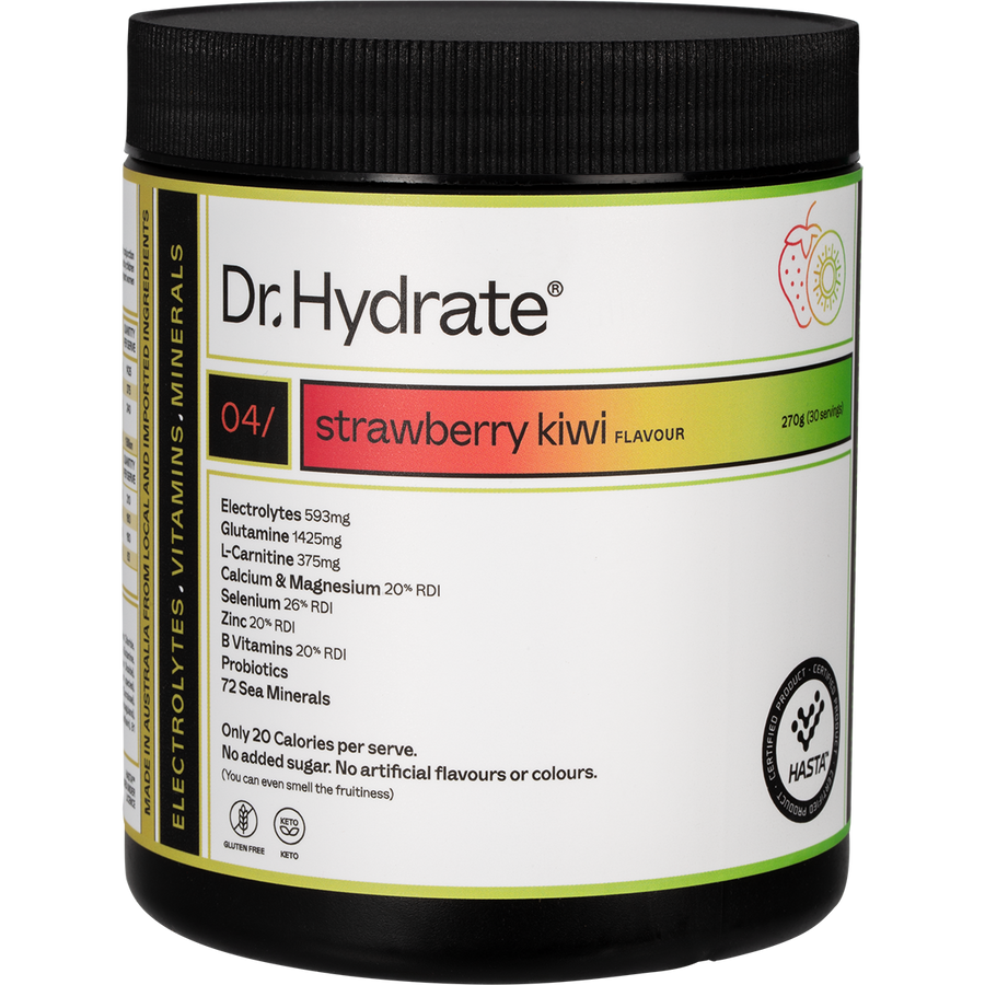 Dr. Hydrate All-In-One Hydration Drink Hasta Cert Strawberry Kiwi