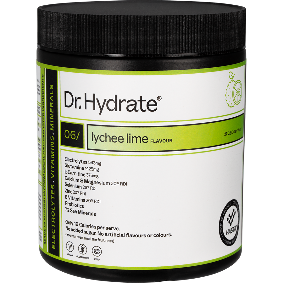Dr. Hydrate All-In-One Hydration Drink Hasta Cert Lychee Lime