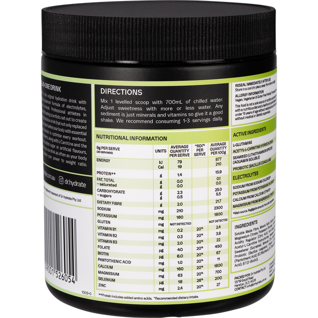 Dr. Hydrate All-In-One Hydration Drink Hasta Cert Lychee Lime