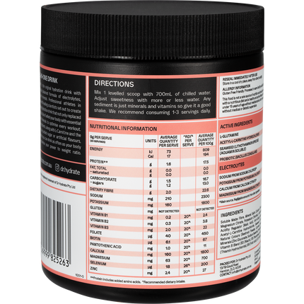Dr. Hydrate All-In-One Hydration Drink Hasta Cert Watermelon