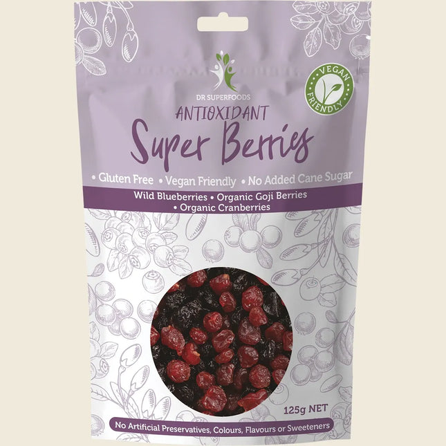 Dr Superfoods Dried Antioxidant Super Berries 125g