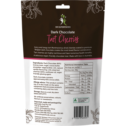 Tart Cherries Dark Chocolate