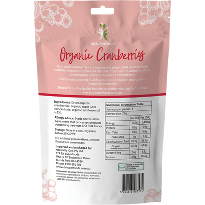 Dried Cranberries Organic