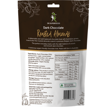 Roasted Almonds Dark Chocolate