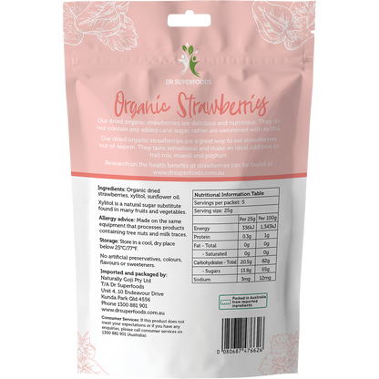 Dried Strawberries Organic