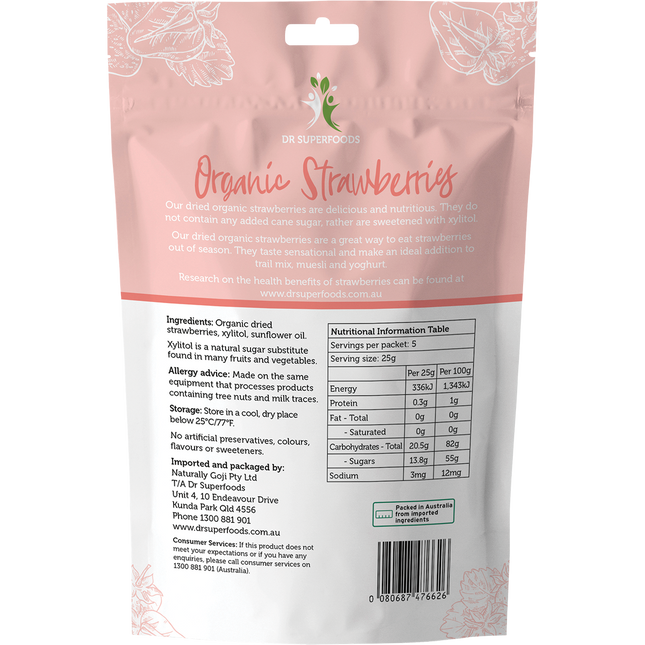 Dried Strawberries Organic