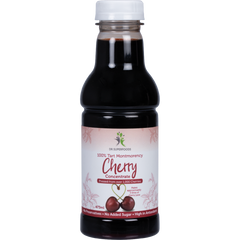 Dr Superfoods Tart Cherry Concentrate bottle, 100% Montmorency cherry, no added sugar, 473ml