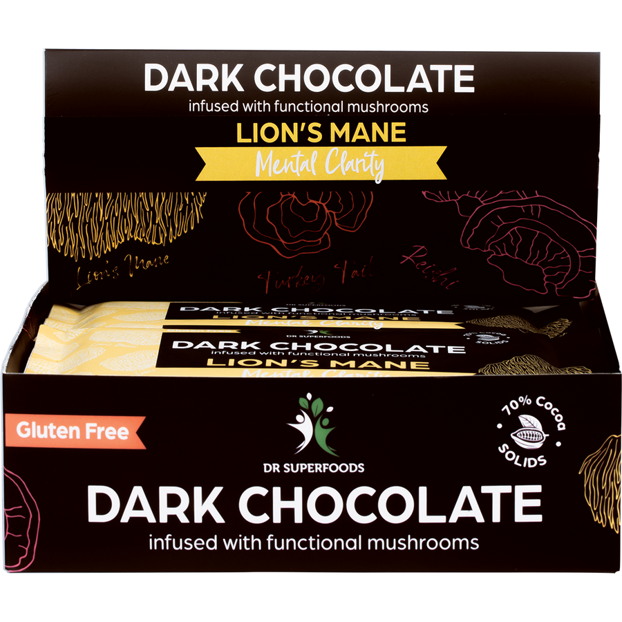 Dr Superfoods Dark Chocolate Bar Mental Clarity