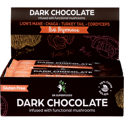 Dr Superfoods Dark Chocolate Bar Peak Performance