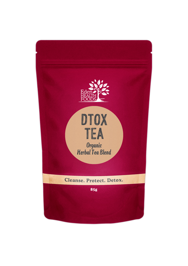 Eden Healthfoods Dtox Tea Organic Herbal Tea Front Side