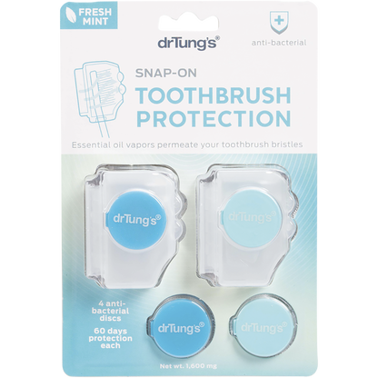 Toothbrush Protection with 2 Refills (Colour May Vary)