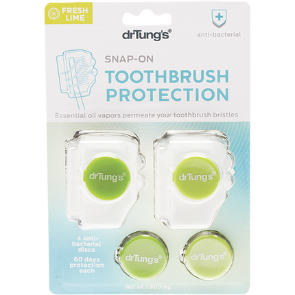 Toothbrush Protection with 2 Refills (Colour May Vary)