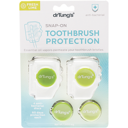 Toothbrush Protection with 2 Refills (Colour May Vary)