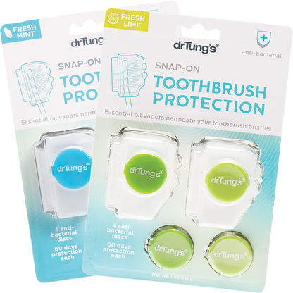 Toothbrush Protection with 2 Refills (Colour May Vary)