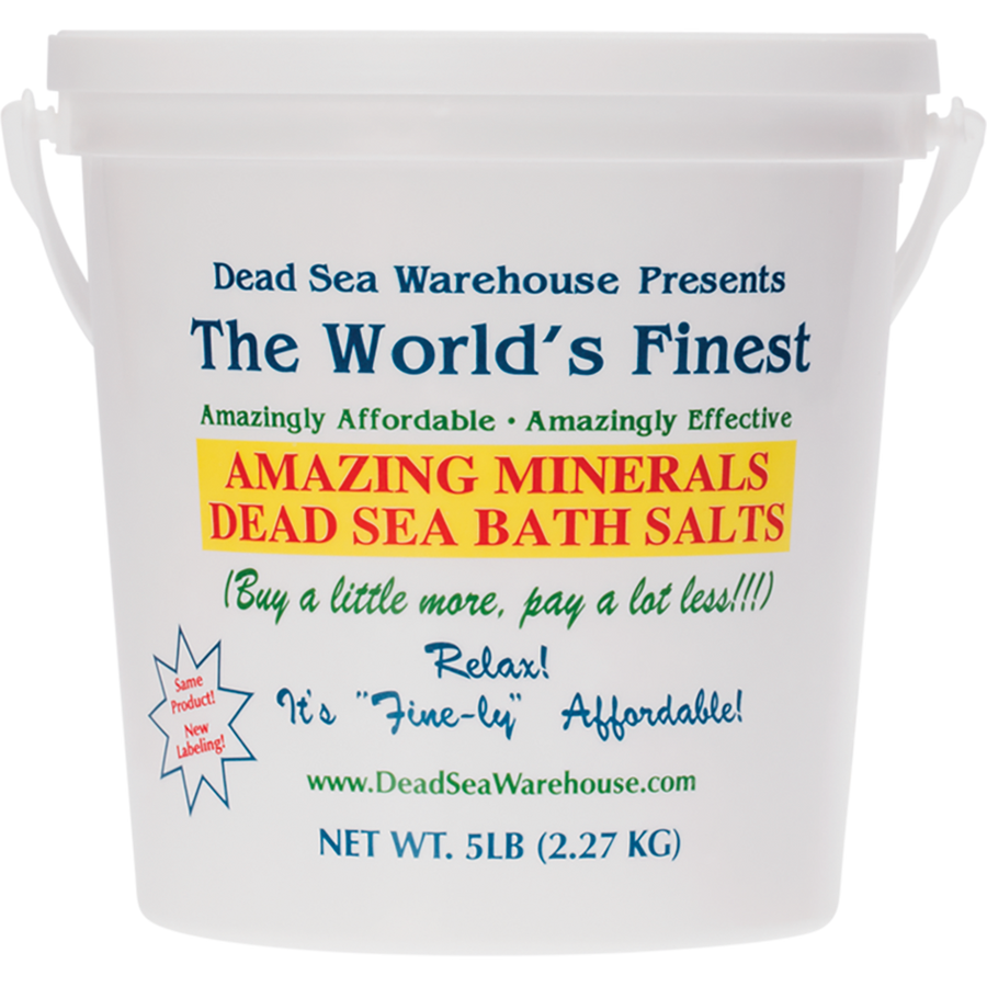 Dead Sea Bath Salts Bucket