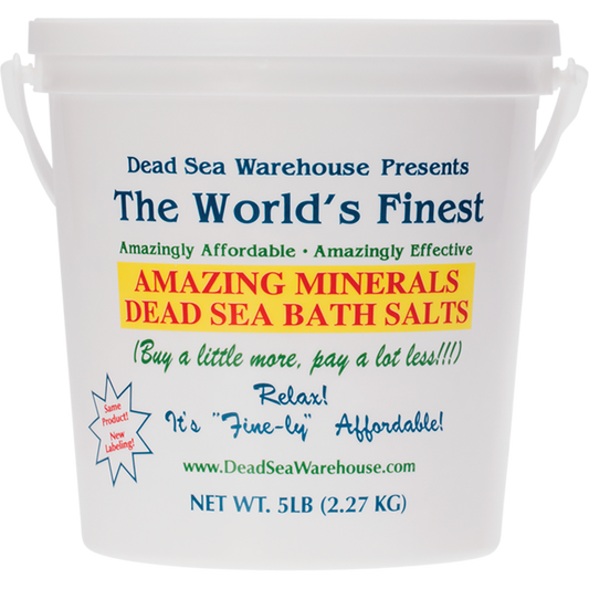 Dead Sea Bath Salts Bucket