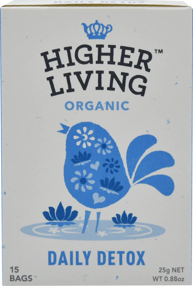Higher Living Chamomile & Vanilla Herbal Tea, 15 Tea Bags