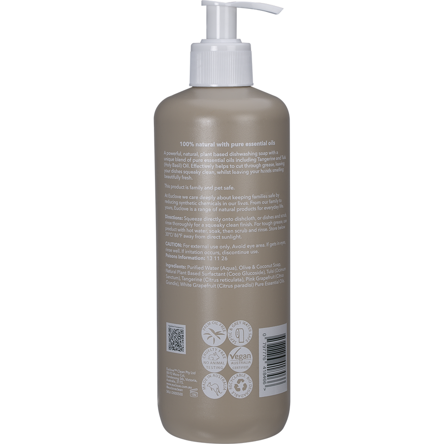 Dish Soap Tangerine & Tulsi