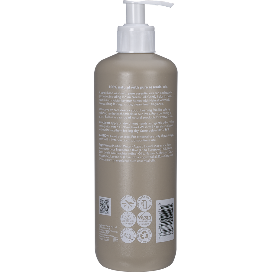 Hand Wash Lavender & Rose Geranium