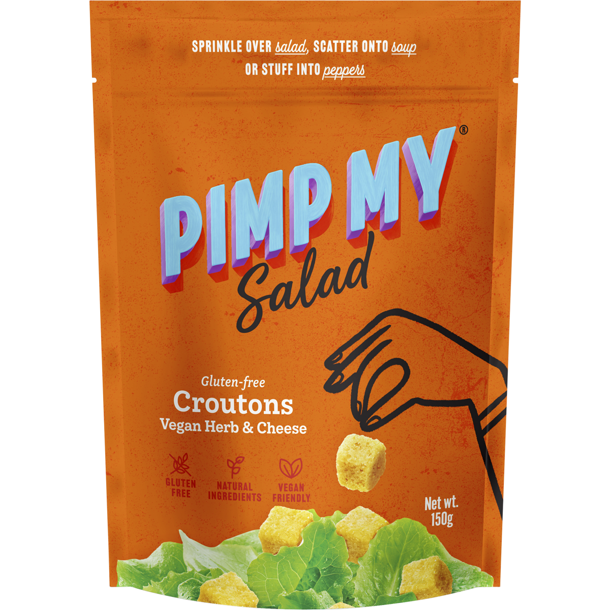 Croutons Vegan Herb & Cheese