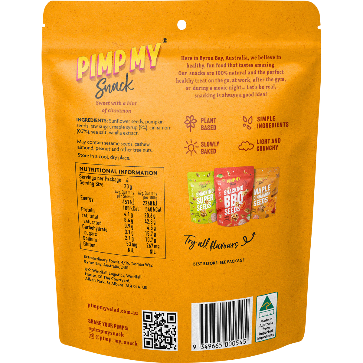 Maple Cinnamon Seeds