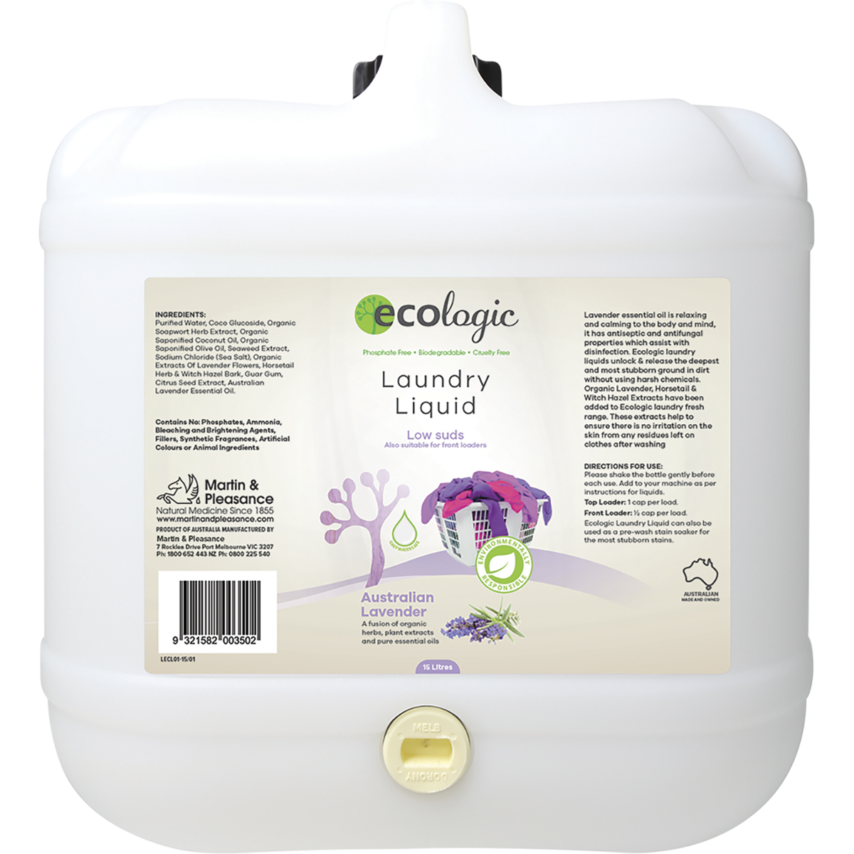 Laundry Liquid (Bulk) Australian Lavender